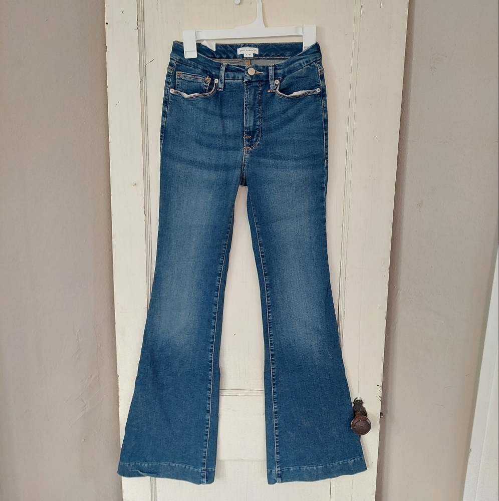 Good American Sz 4 Women's Flare Jeans